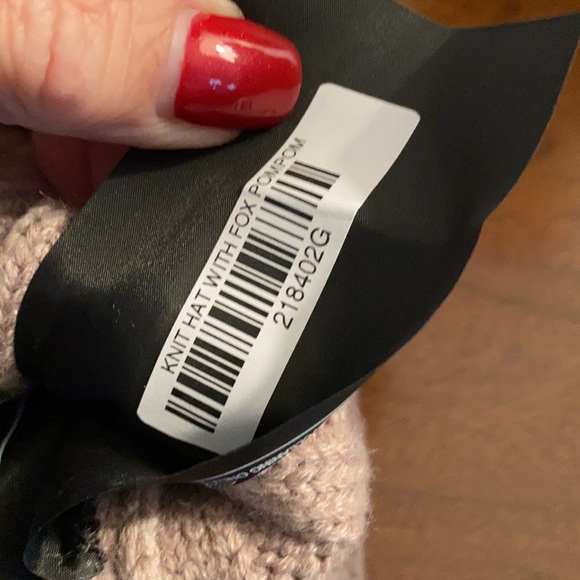 GORSKI Knit Beanie Fur Pom Pom Hat - Picture 6 of 8